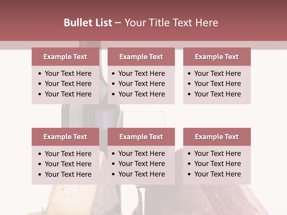 French Ham Gruyere PowerPoint Template