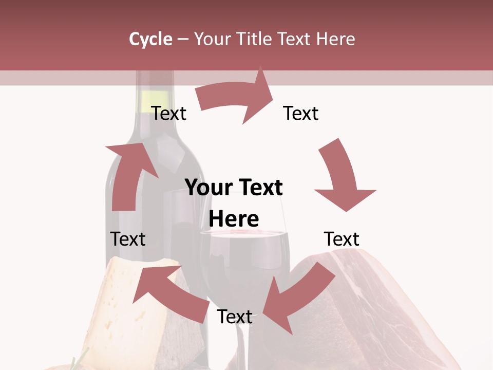 French Ham Gruyere PowerPoint Template