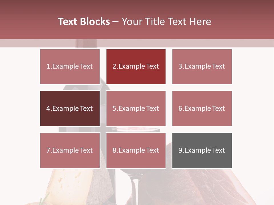 French Ham Gruyere PowerPoint Template