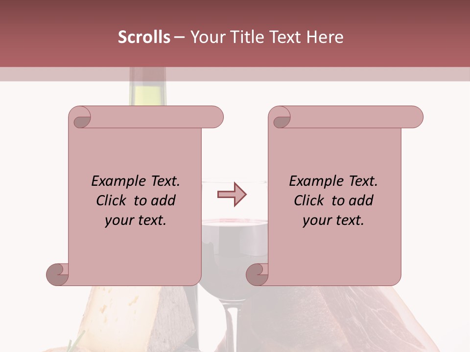 French Ham Gruyere PowerPoint Template