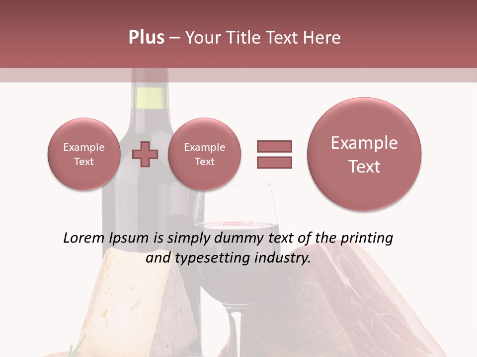 French Ham Gruyere PowerPoint Template