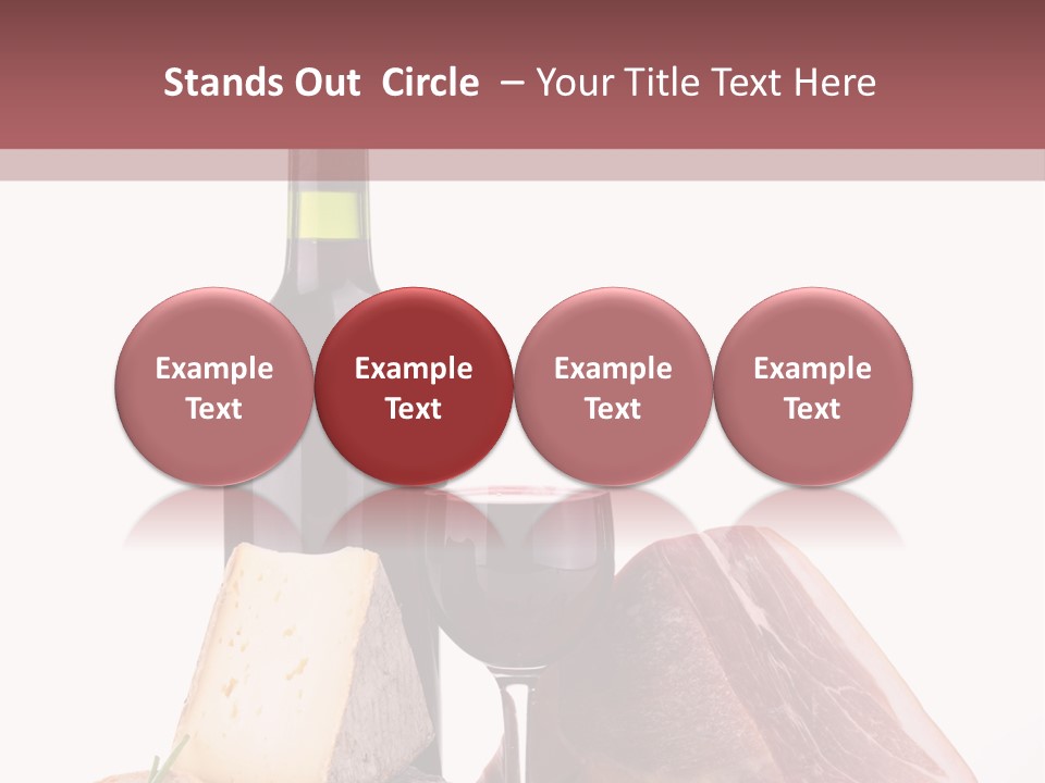 French Ham Gruyere PowerPoint Template