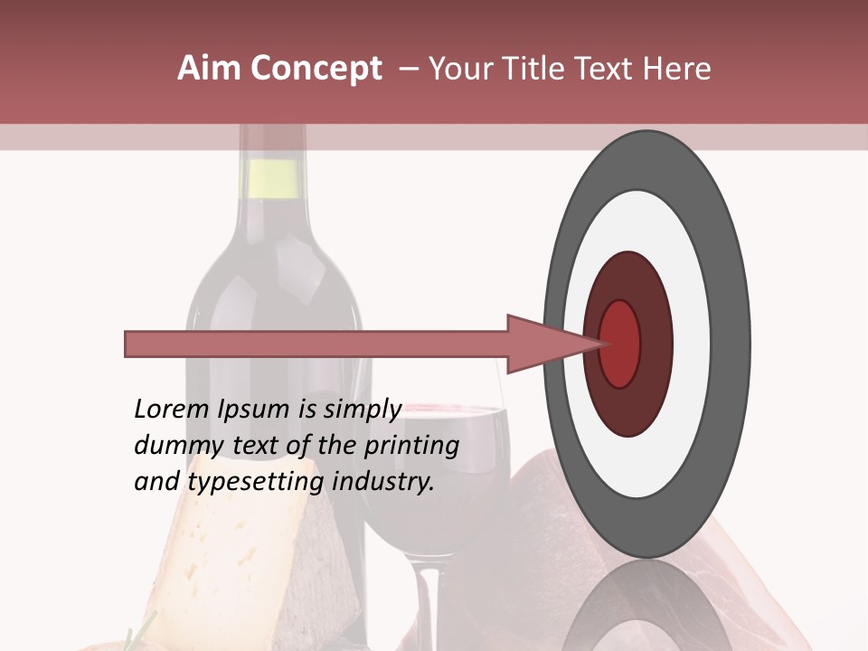 French Ham Gruyere PowerPoint Template