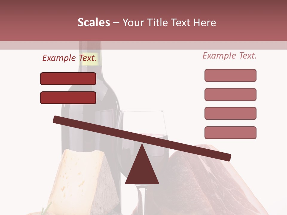 French Ham Gruyere PowerPoint Template