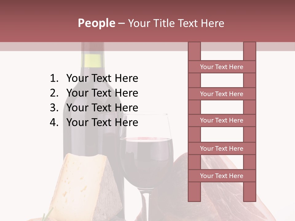 French Ham Gruyere PowerPoint Template