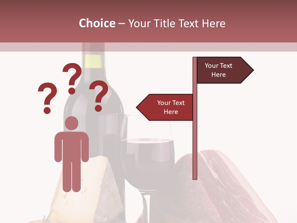 French Ham Gruyere PowerPoint Template