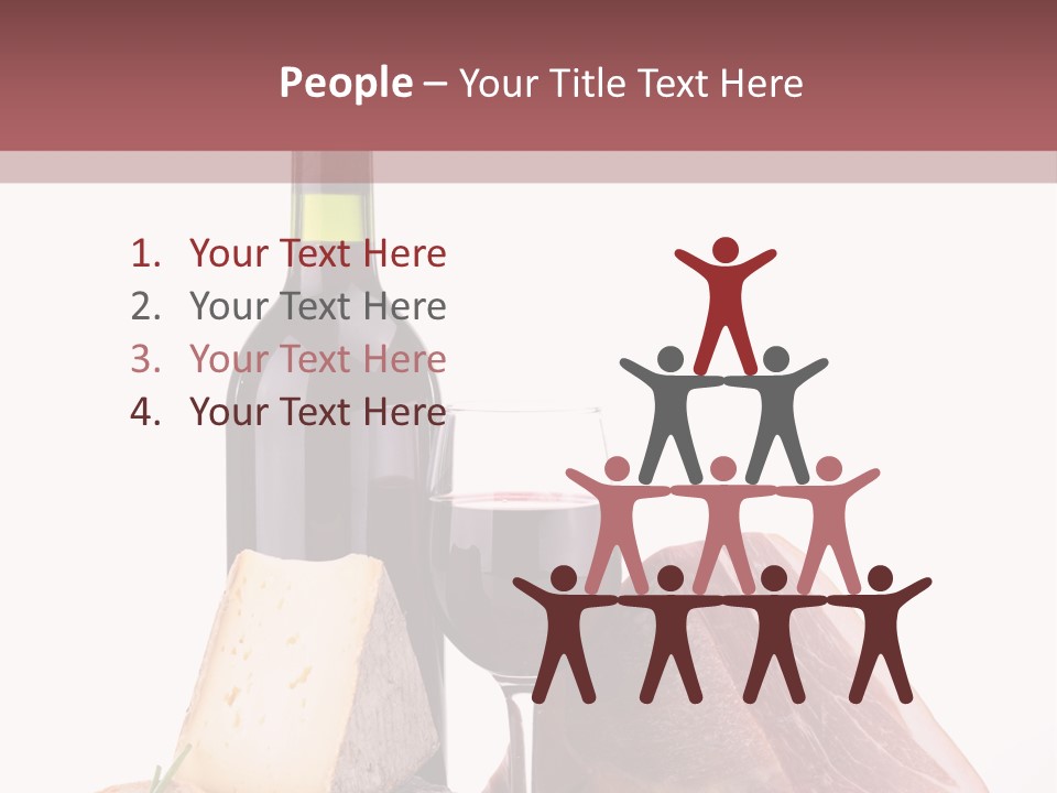 French Ham Gruyere PowerPoint Template