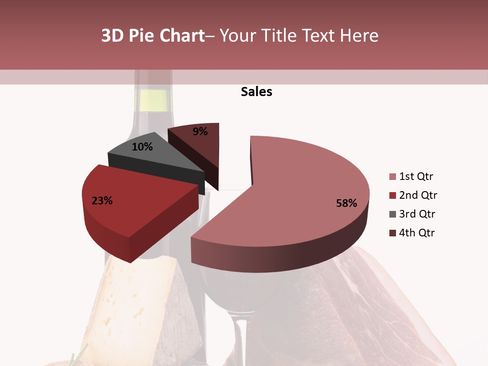 French Ham Gruyere PowerPoint Template