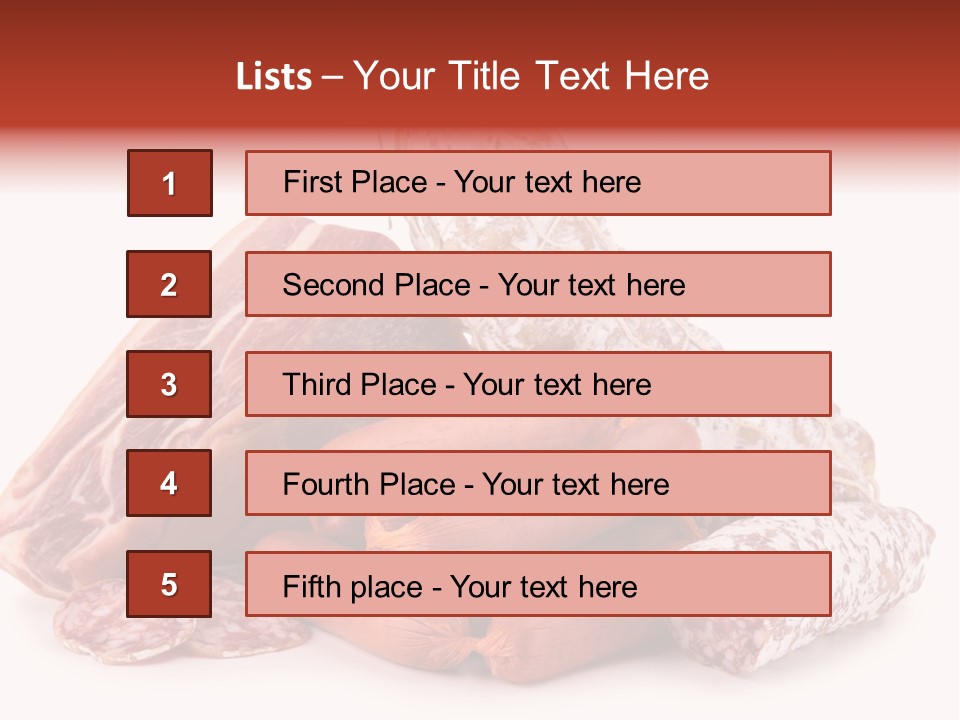 Meal Butcher Nutrition PowerPoint Template