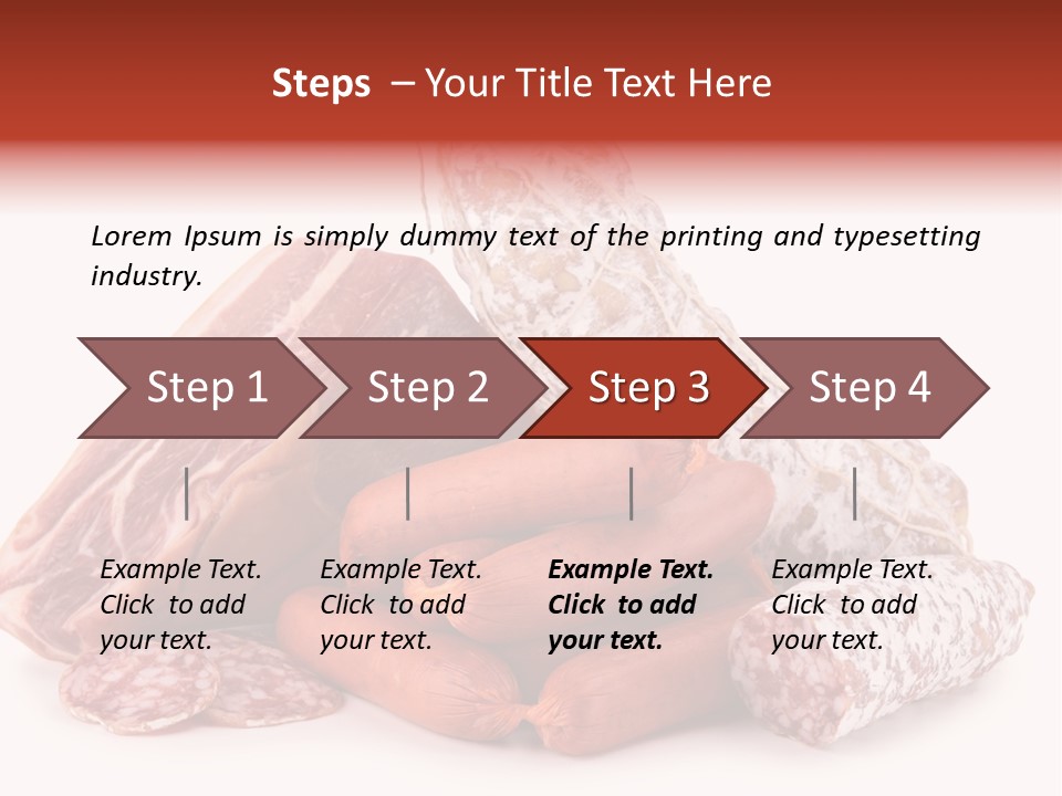 Meal Butcher Nutrition PowerPoint Template