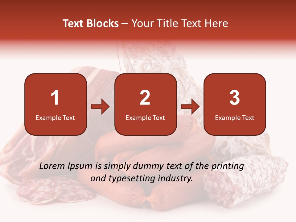 Meal Butcher Nutrition PowerPoint Template