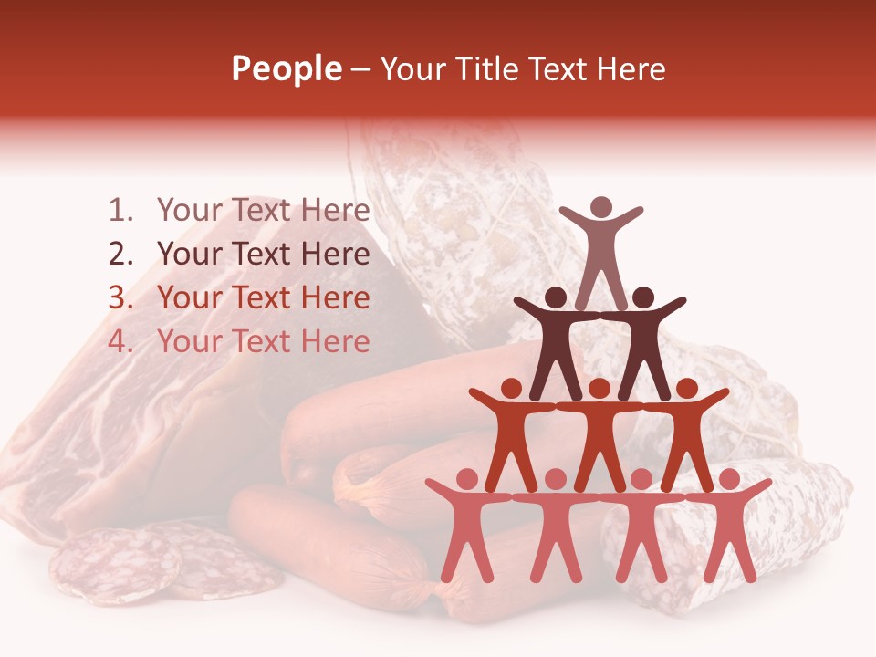 Meal Butcher Nutrition PowerPoint Template