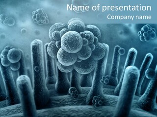 Cell Render Abstract PowerPoint Template