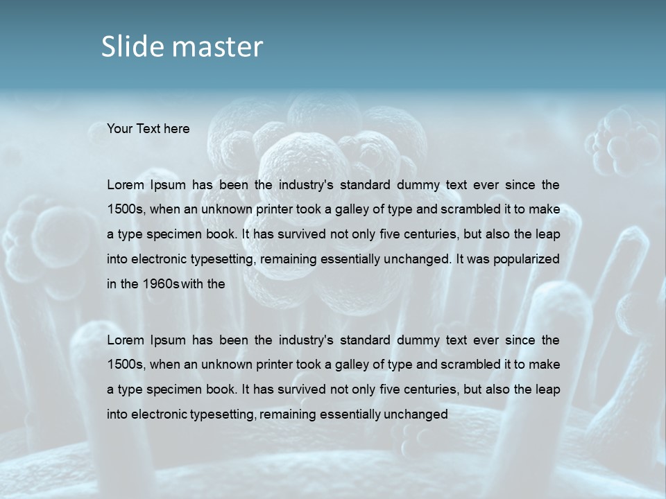 Cell Render Abstract PowerPoint Template