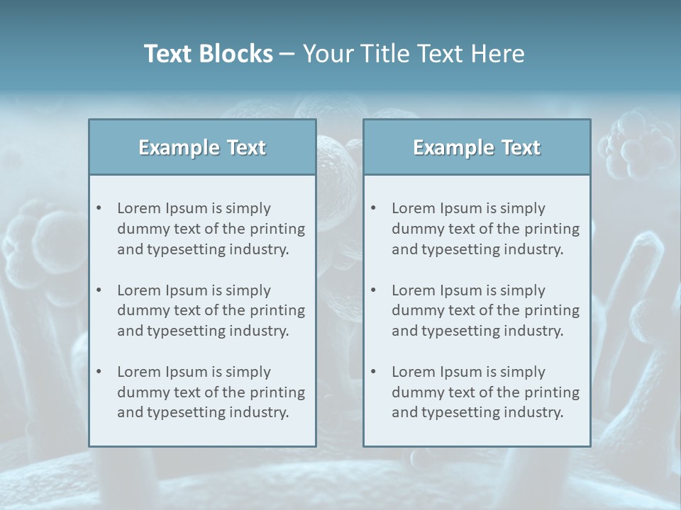 Cell Render Abstract PowerPoint Template