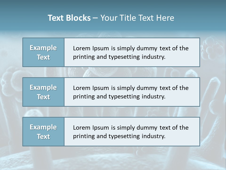 Cell Render Abstract PowerPoint Template