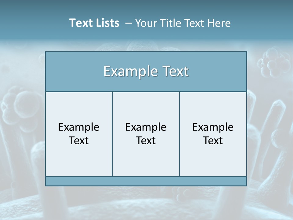 Cell Render Abstract PowerPoint Template