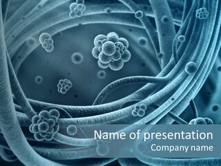 Cell Genetic Microbe PowerPoint Template