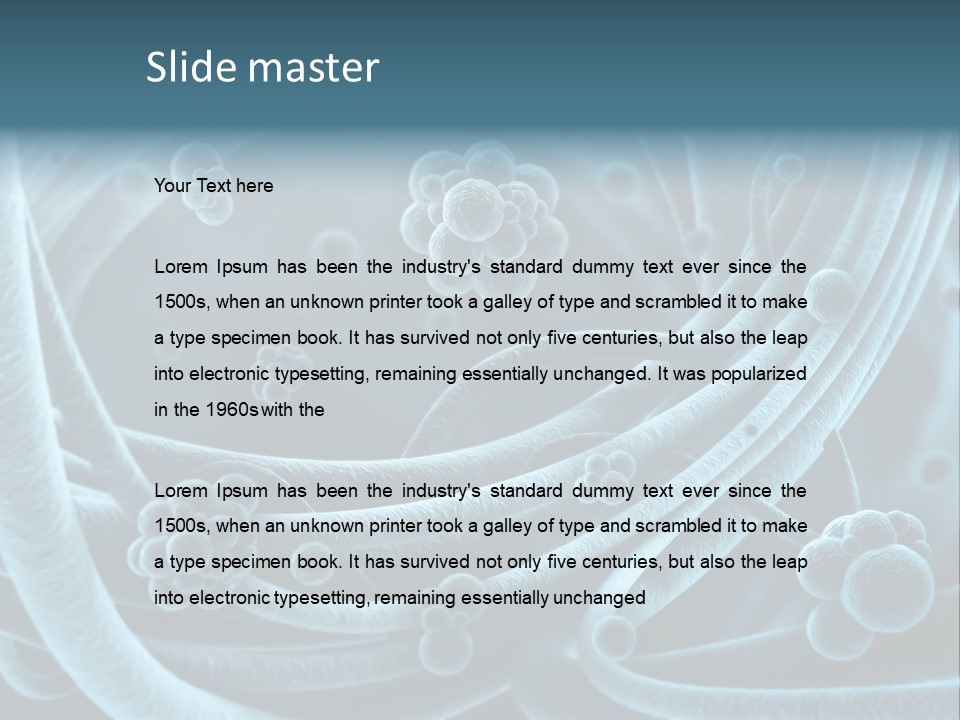 Cell Genetic Microbe PowerPoint Template