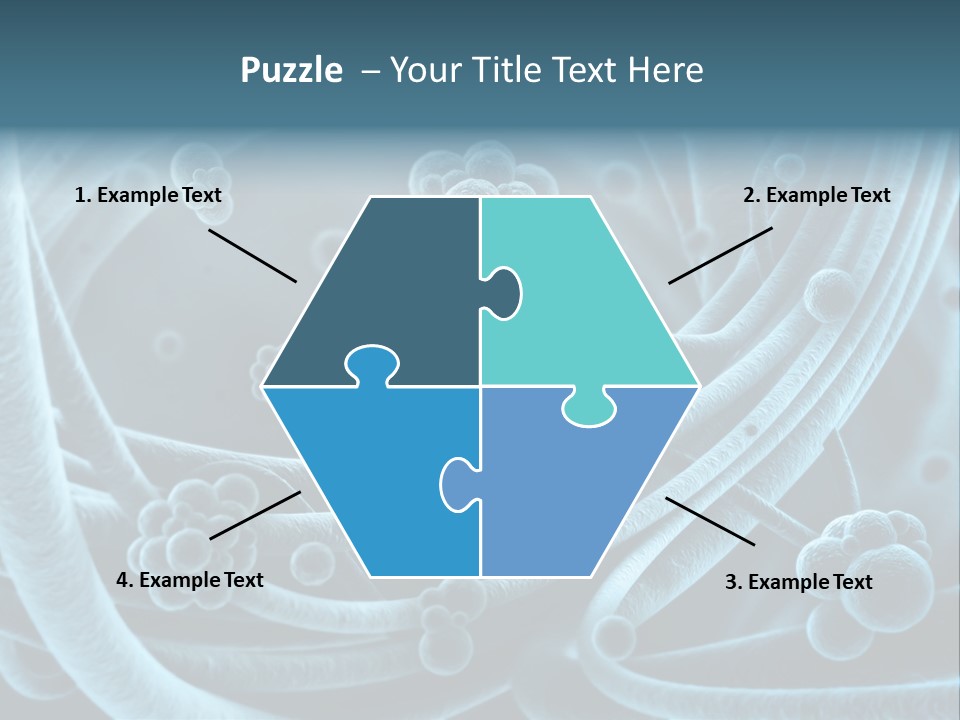 Cell Genetic Microbe PowerPoint Template