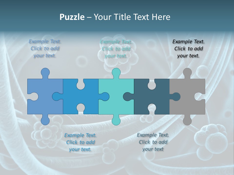 Cell Genetic Microbe PowerPoint Template