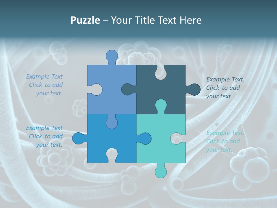 Cell Genetic Microbe PowerPoint Template