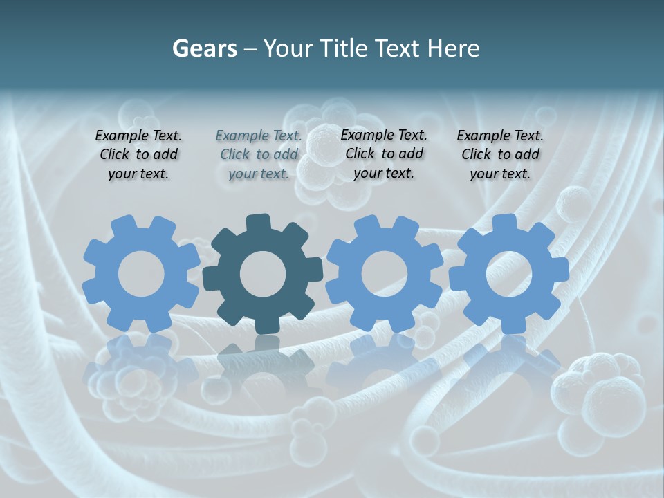 Cell Genetic Microbe PowerPoint Template