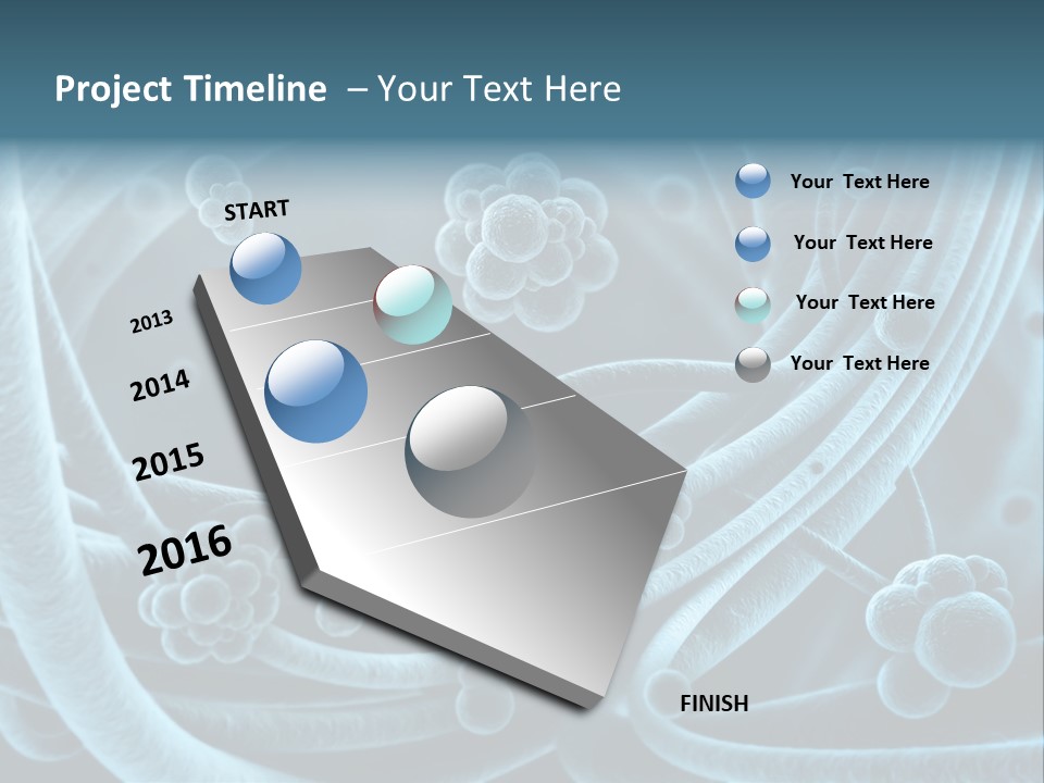 Cell Genetic Microbe PowerPoint Template