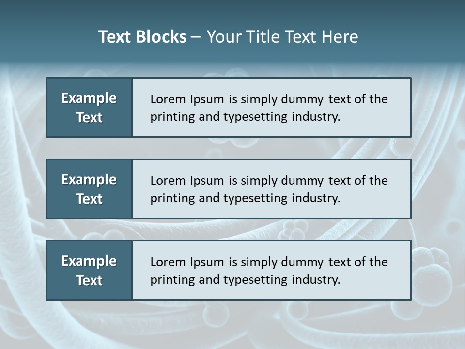 Cell Genetic Microbe PowerPoint Template