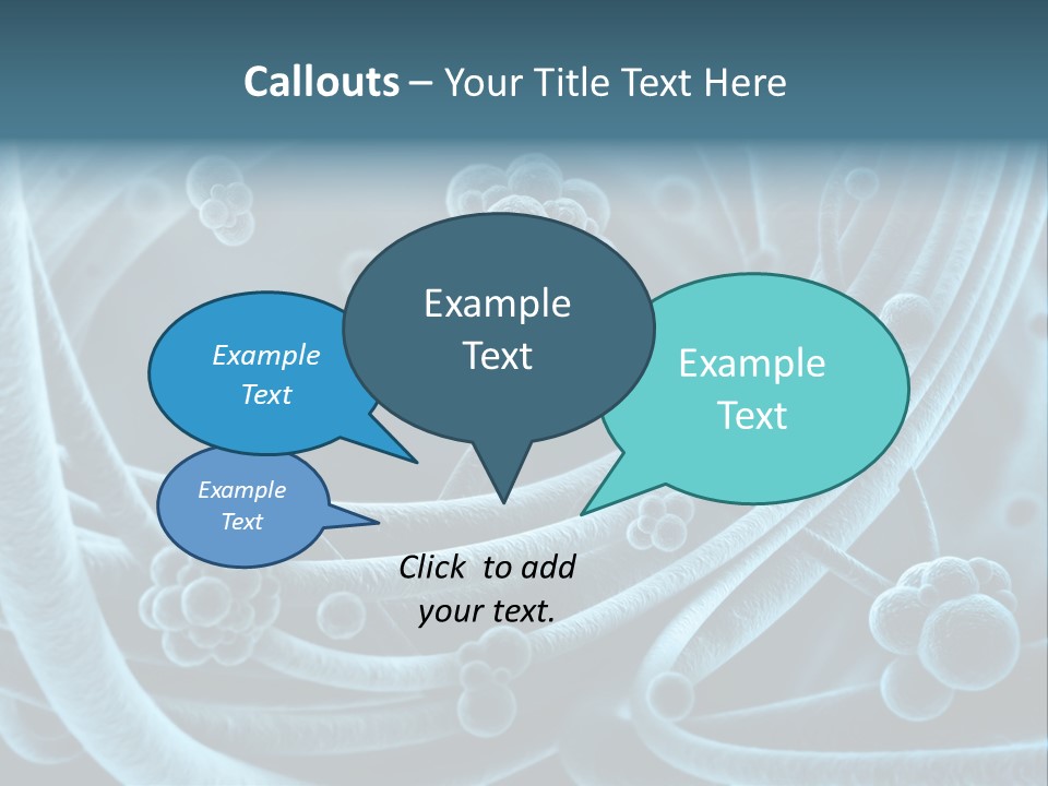 Cell Genetic Microbe PowerPoint Template