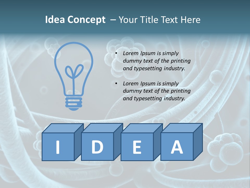 Cell Genetic Microbe PowerPoint Template