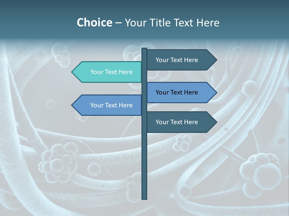 Cell Genetic Microbe PowerPoint Template