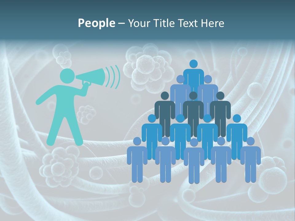 Cell Genetic Microbe PowerPoint Template