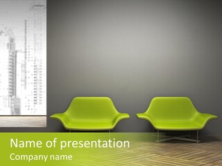 Modern Rest Living Room PowerPoint Template