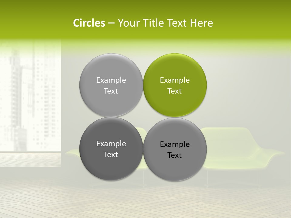 Modern Rest Living Room PowerPoint Template