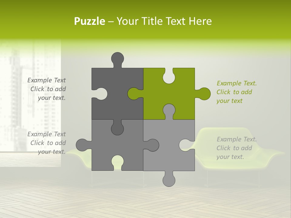 Modern Rest Living Room PowerPoint Template