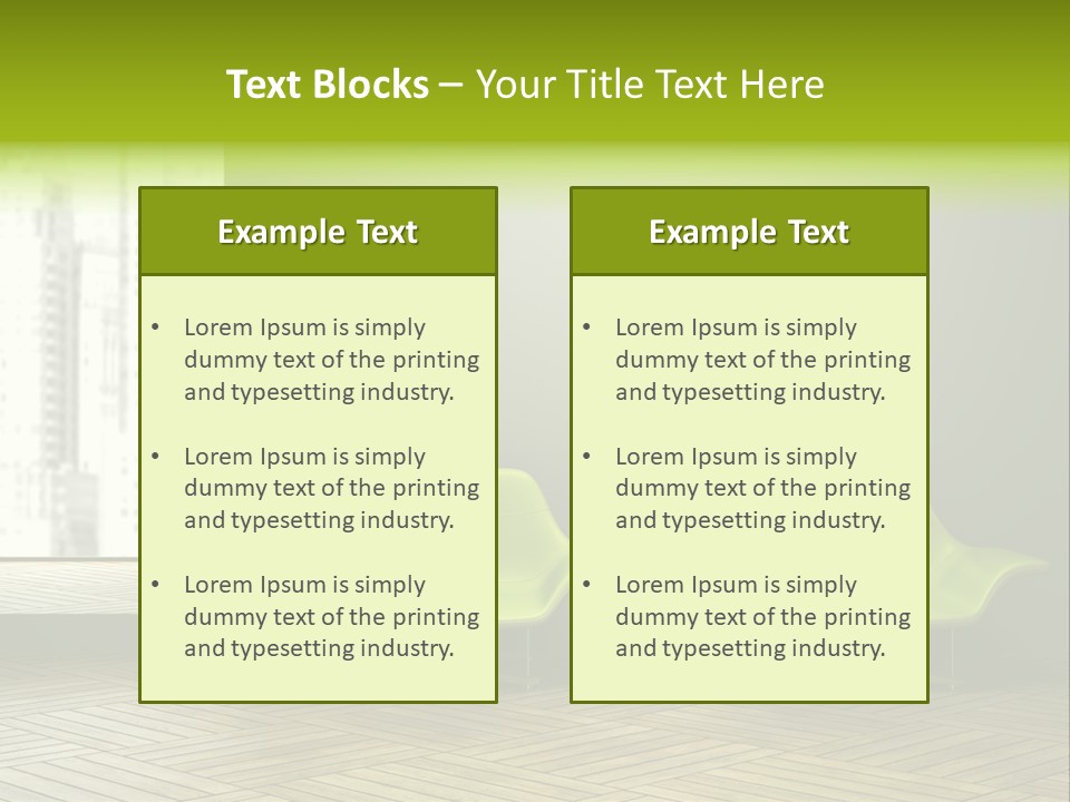 Modern Rest Living Room PowerPoint Template