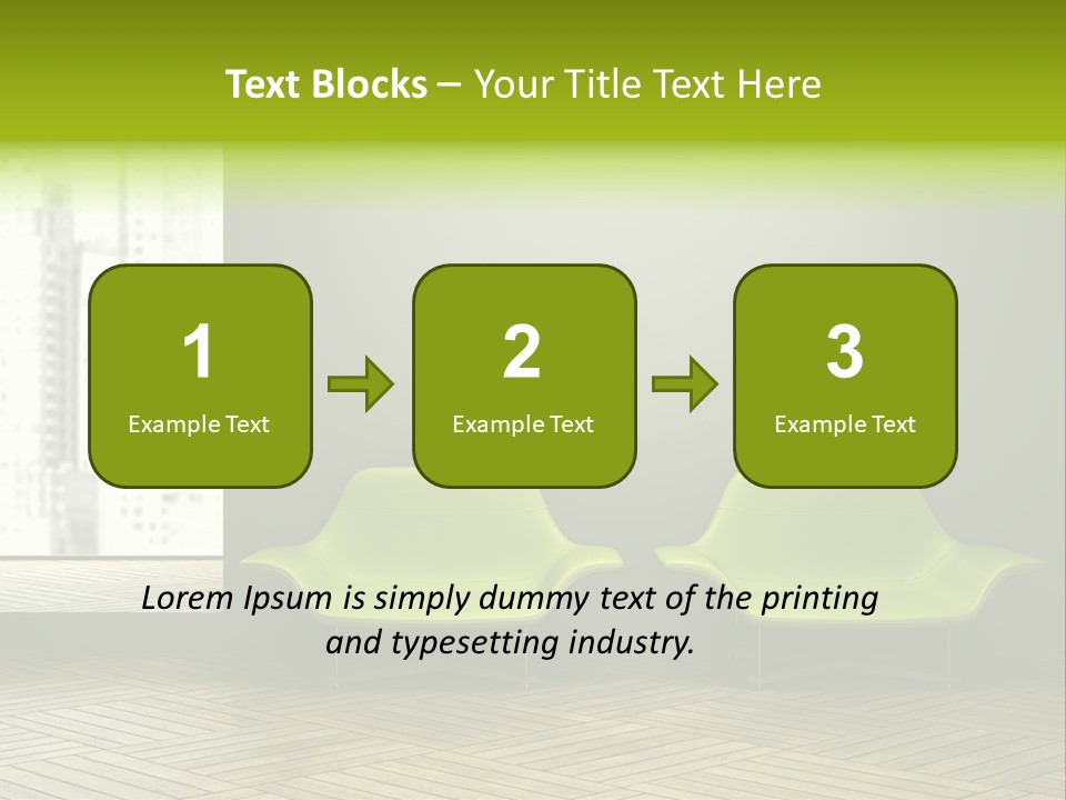 Modern Rest Living Room PowerPoint Template