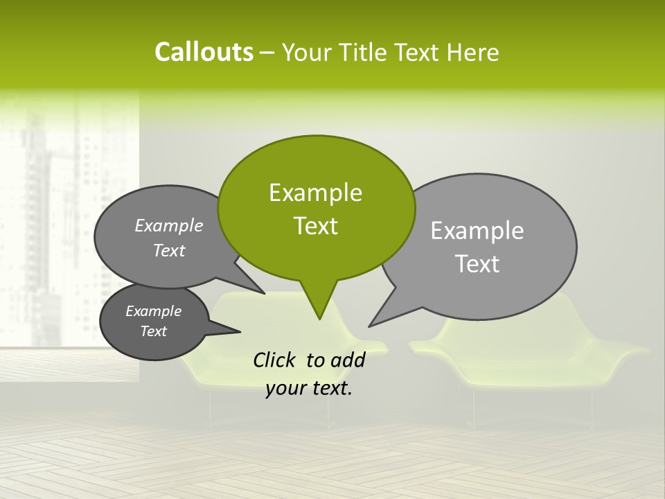 Modern Rest Living Room PowerPoint Template