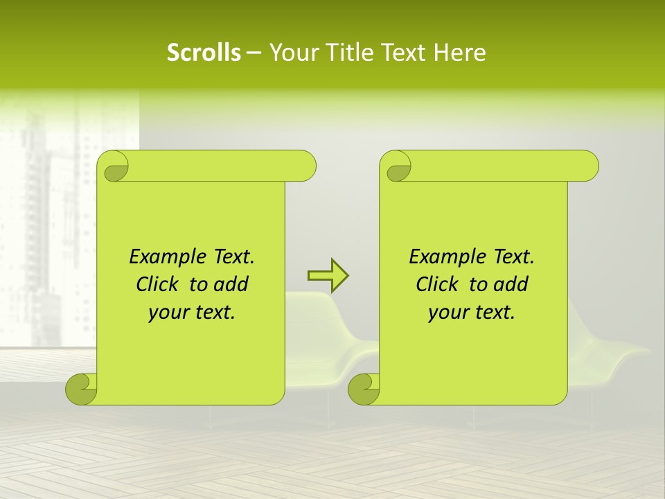 Modern Rest Living Room PowerPoint Template