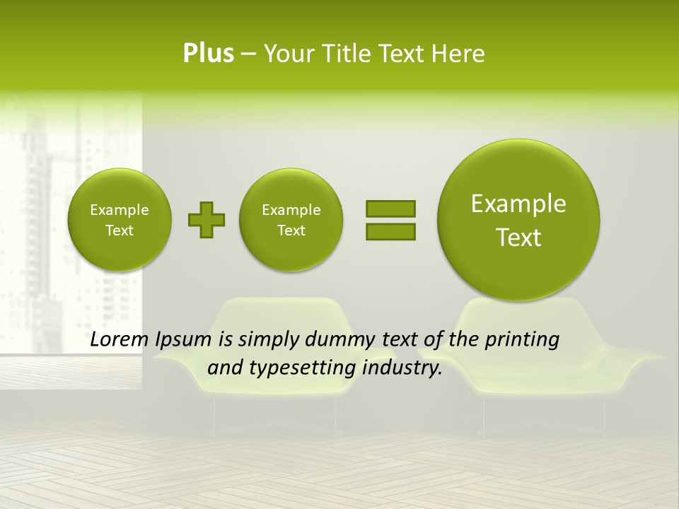 Modern Rest Living Room PowerPoint Template