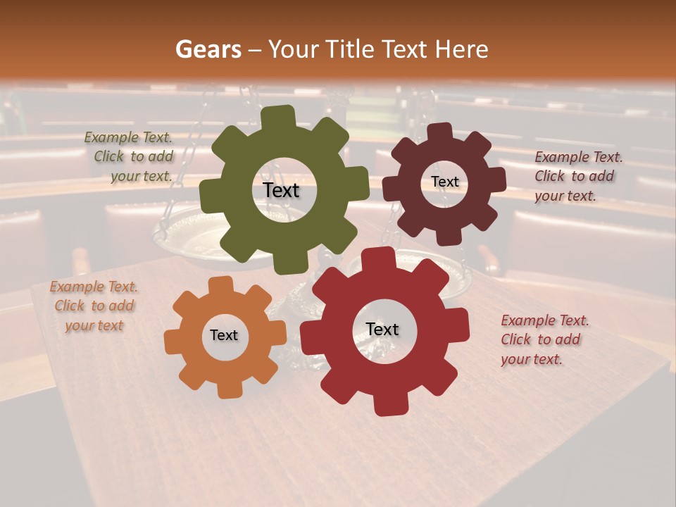 Legal Guilt Weigh PowerPoint Template