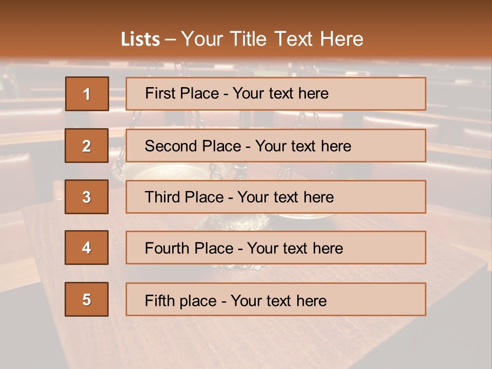 Legal Guilt Weigh PowerPoint Template