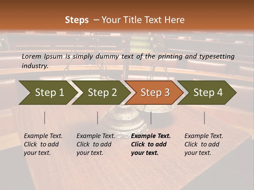Legal Guilt Weigh PowerPoint Template