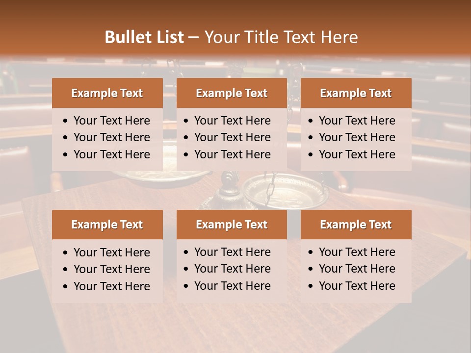 Legal Guilt Weigh PowerPoint Template