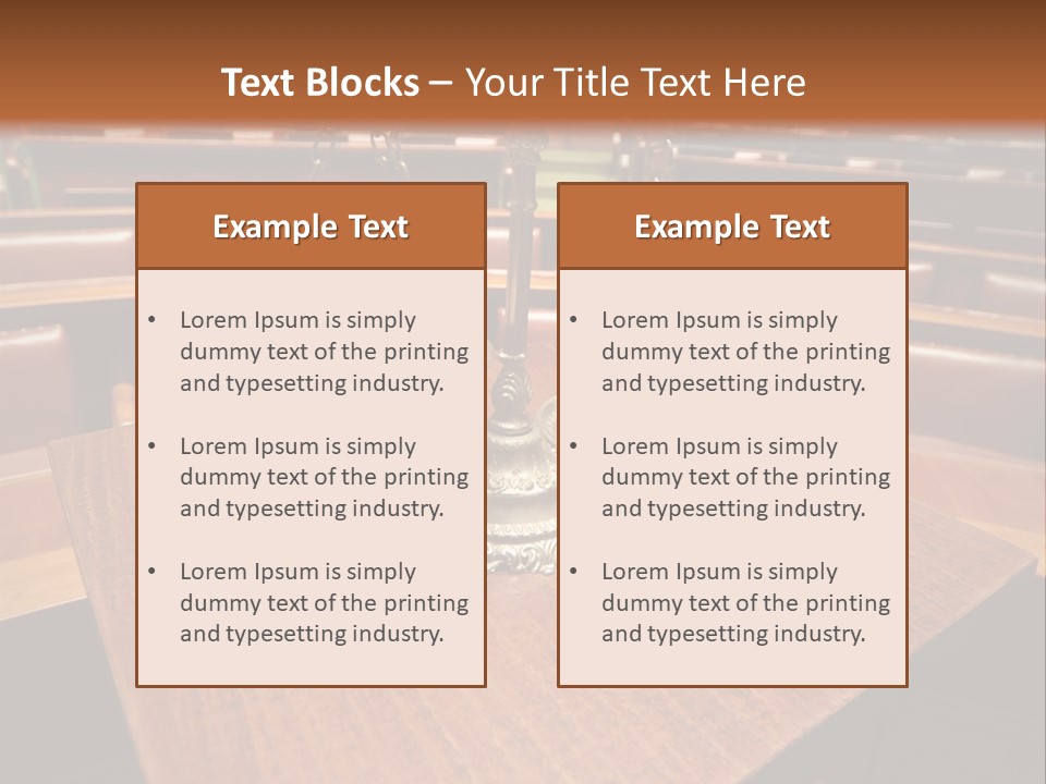 Legal Guilt Weigh PowerPoint Template