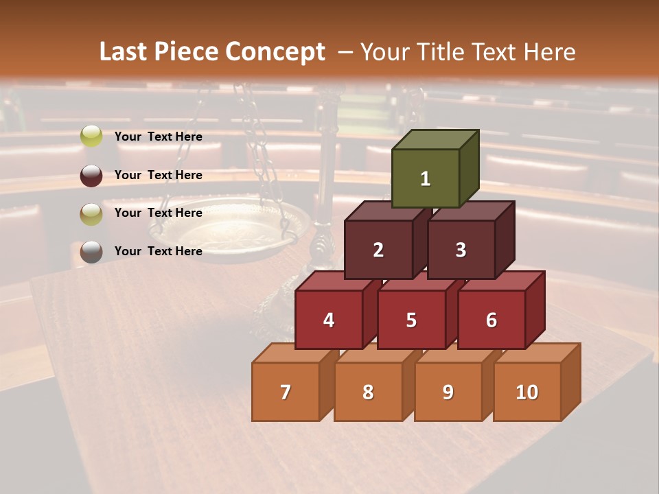 Legal Guilt Weigh PowerPoint Template
