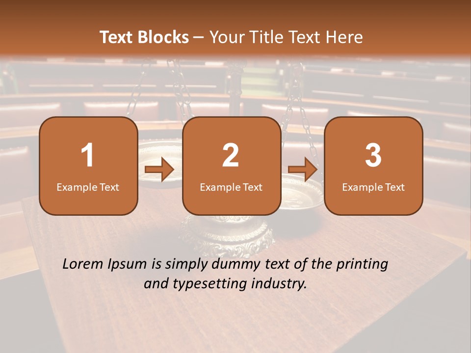 Legal Guilt Weigh PowerPoint Template