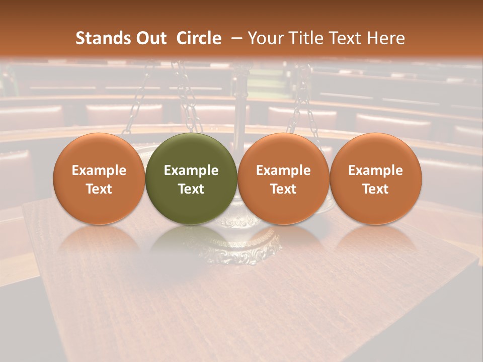 Legal Guilt Weigh PowerPoint Template