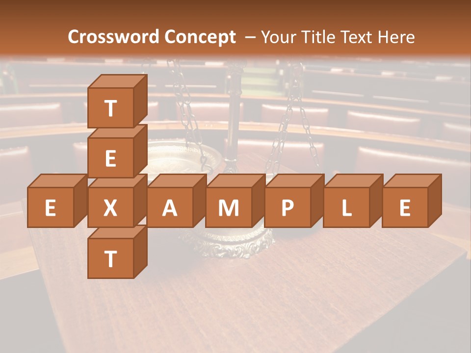 Legal Guilt Weigh PowerPoint Template